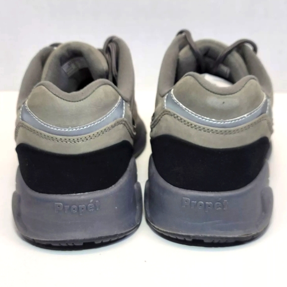 Propét Men's Stability Walker Sneaker Grey/Black Nubuck Size 9 M(D) M2034 - Picture 6 of 11